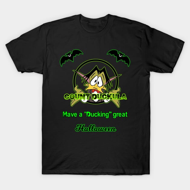 Count Duckula Halloween T-Shirt by Specialstace83